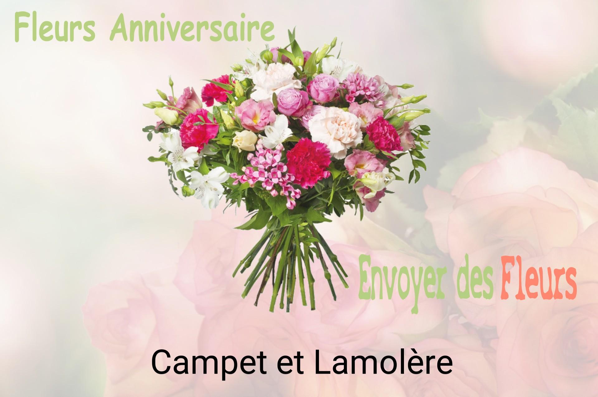 Bouquet de fleurs d’anniversaire livré à Campet-et-Lamolère