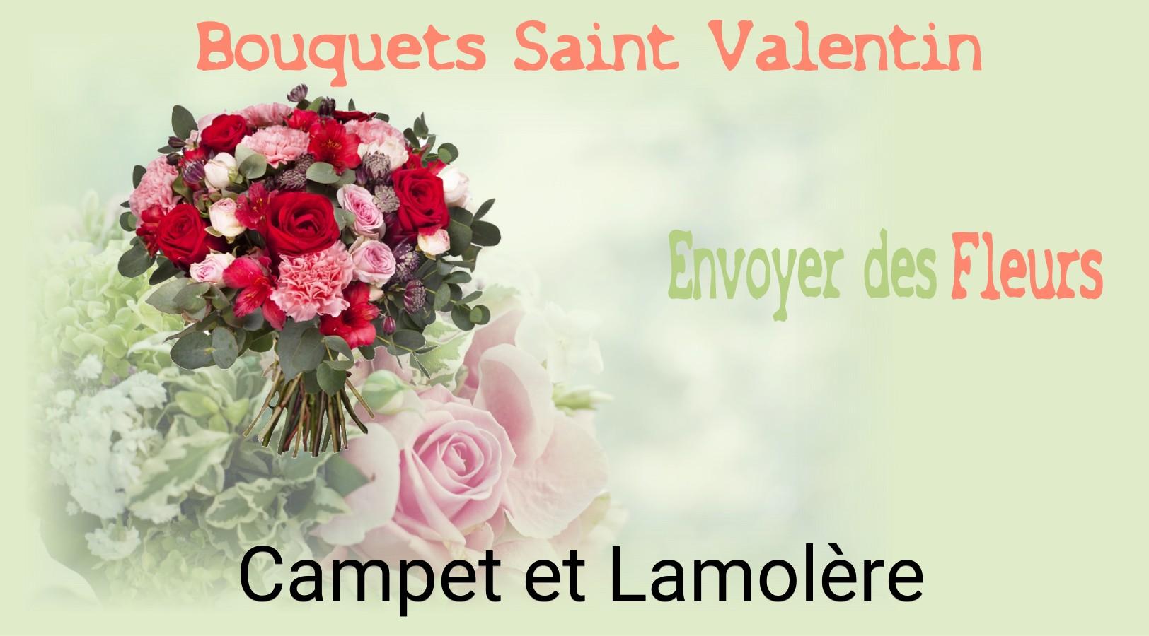 Roses de Saint-Valentin livrées à Campet-et-Lamolère